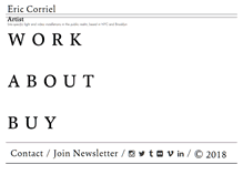 Tablet Screenshot of ericcorriel.com